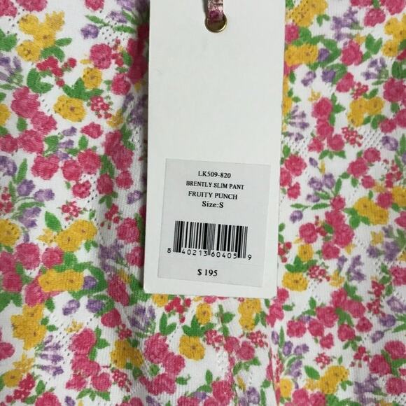 Love Shack Fancy‎ Brently Slim Pant Fruity Punch Small - Picture 8 of 9